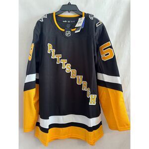 ADIDAS NHL Pittsburgh Penguins Jake Guentzel Hockey Jersey HA1258 Size 54